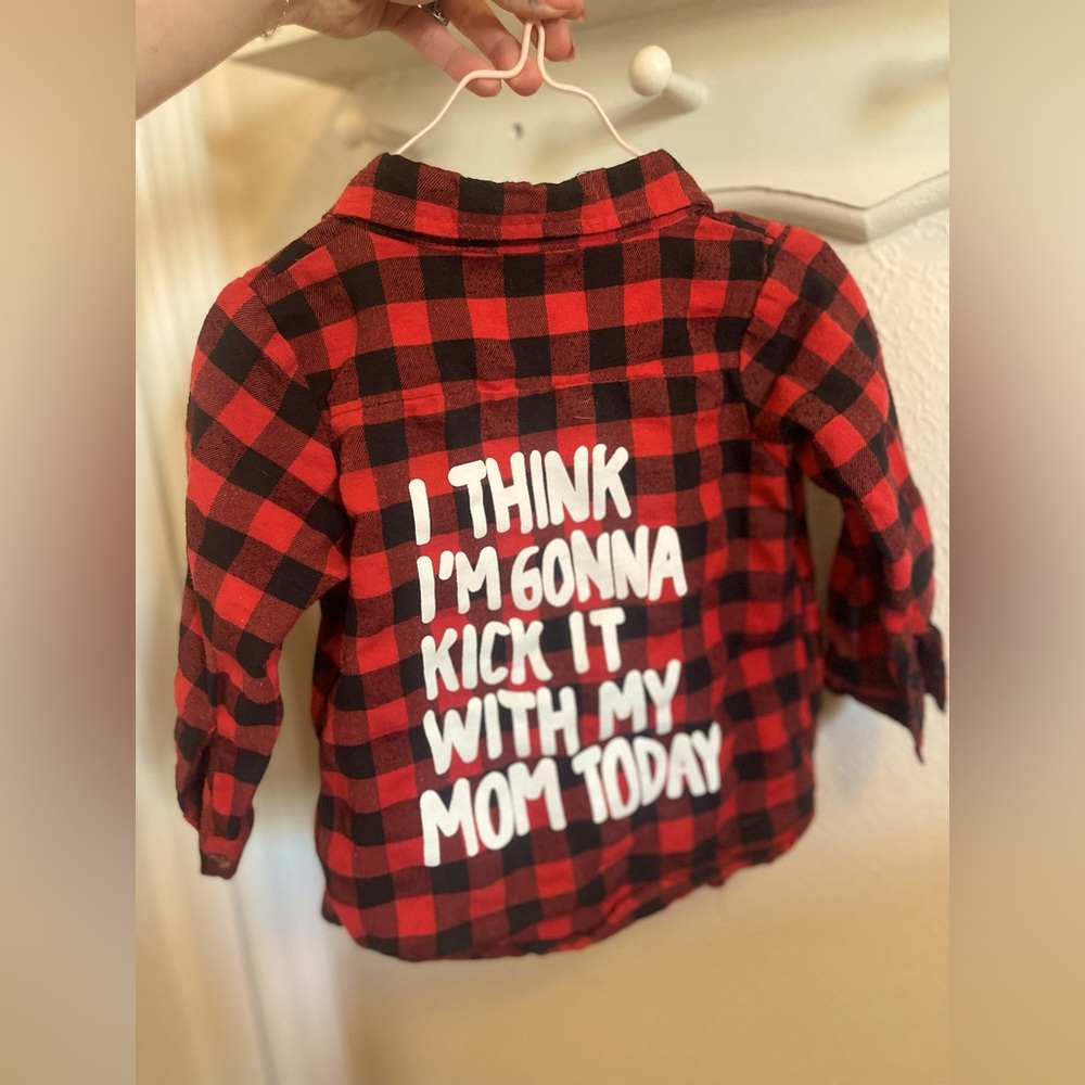 Toddler girl flannel
